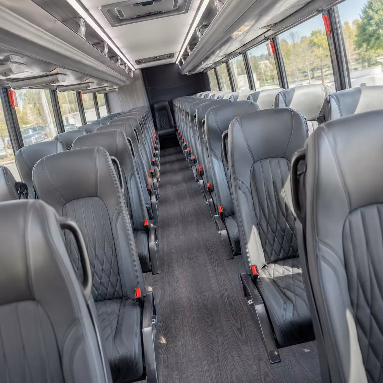 28 passenger minibus inside