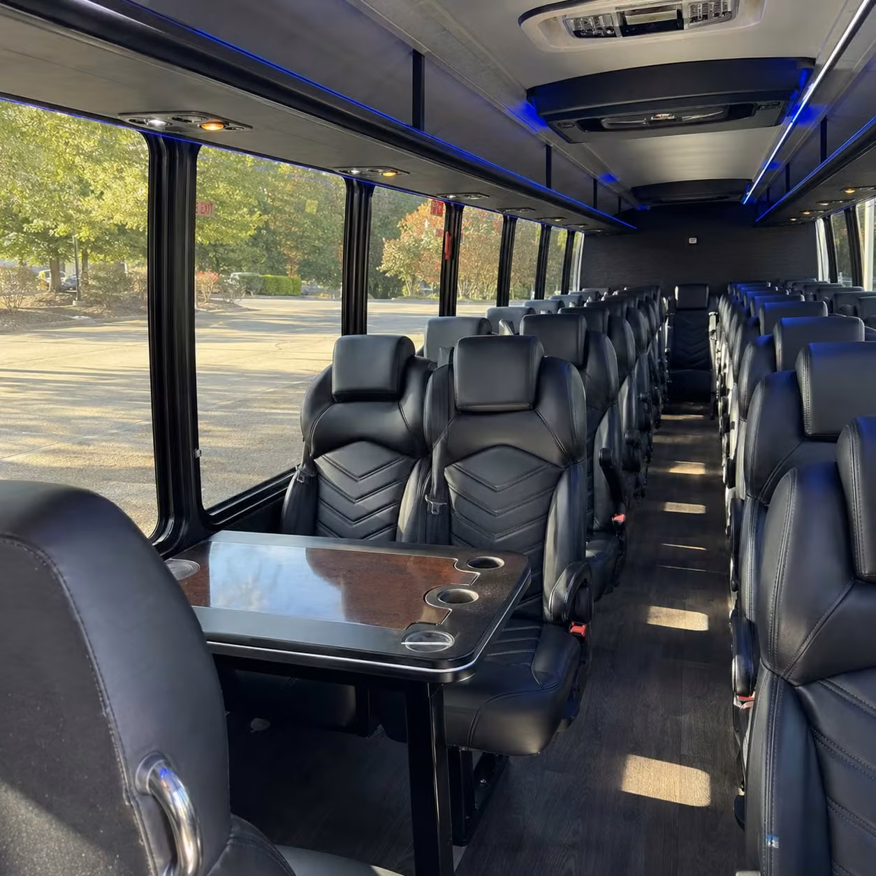 30 passenger minibus interior