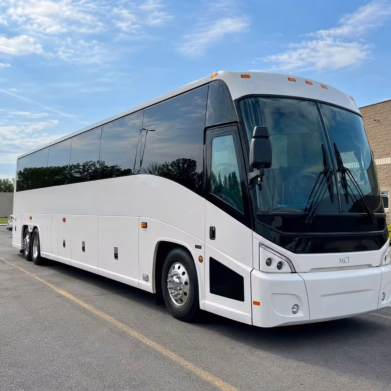 a charter bus makes the drive to turning stone resort a seamless group experience
