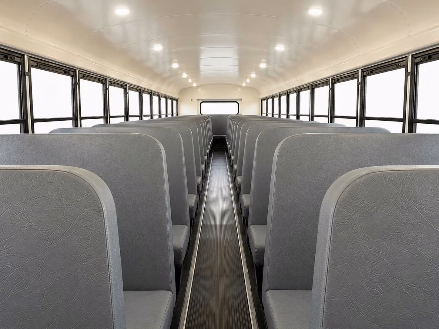 school bus inside