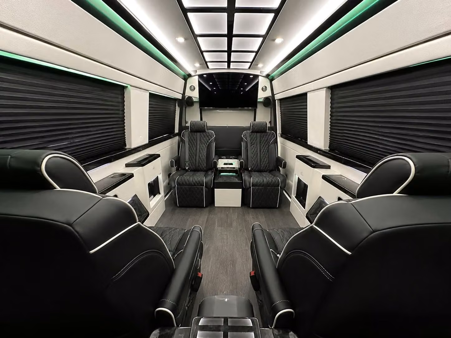 sprinter van with driver interior
